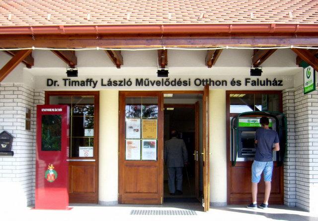 Dr. Timaffy László Művelődési Otthon és Faluház, Győrújbarát